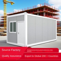 Maison conteneur mobile certifiée CE UE Jing Cheng, bureau résidentiel temporaire, maison pliable en acier et EPS de type boîte