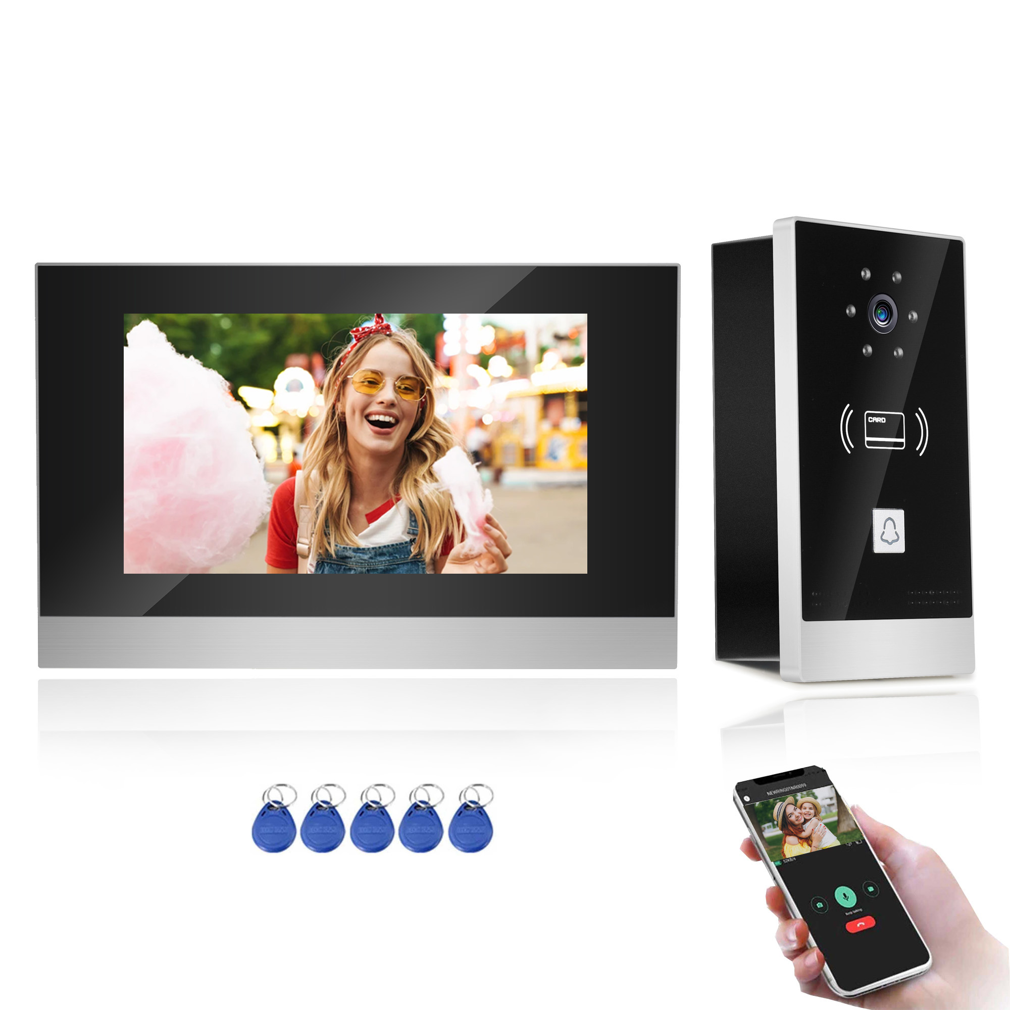 1 moniteur 1 sonnette