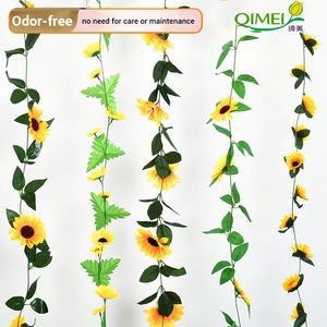 زهور عباد الشمس الاصطناعية المعلقة بالجملة بأسعار رخيصة لتزيين المنزل والمطبخ والحديقة وحفلات الزفاف - Product Image 4