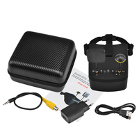 Lunettes FPV LS-800D 5.8G 40CH 5 pouces 4.3 pouces avec DVR HD, Kit Casque Vidéo pour Drone de Course FPV RC, Quadricoptère, Multicoptère