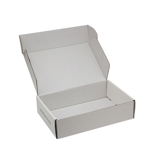 Giấy tráng thân thiện với môi trường Matt cán tùy chỉnh thiết kế hộp bao bì sóng mà không cần keo cho áo thun - Product Image 1