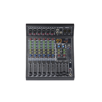 Console de mixage professionnelle WK-6P fabriquée en usine, fonction 99 effets audio, console de mixage 6 canaux