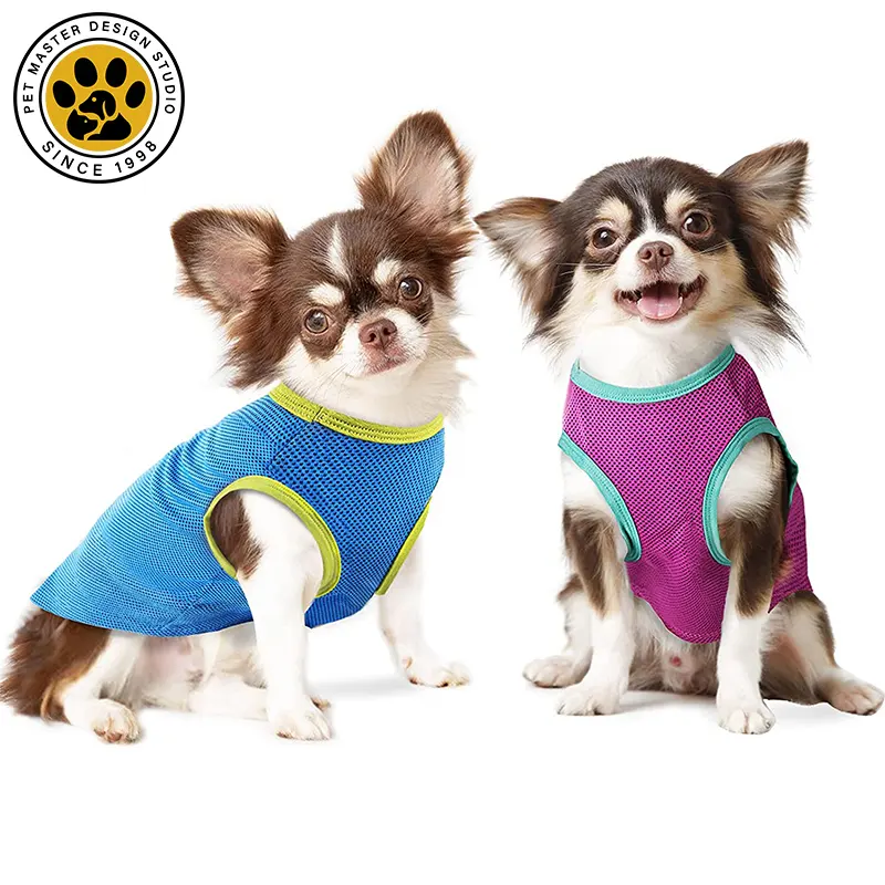 SinSky kleines Hund- und Katzenhemd schnell trocknendes Haustier-T-Shirt Hundekleidung atmungsaktives weiches Hundhemd mit Elastizität