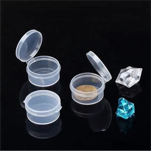Hoch transparente sichtbare runde Kunststoff <span class=keywords><strong>box</strong></span> mit Deckel zum Organisieren von Kleinteilen Kunststoff-Aufbewahrung sbox behältern - Product Image 6