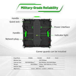 Écran LED d'église EG P2.6 P2.9 P3.9 P4.81, Mur vidéo LED publicitaire pour scène intérieure P3.91, Panneau d'écran LED pour événements - Product Image 2