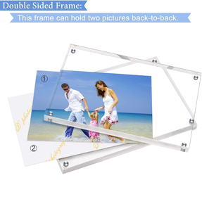 Cadre magnétique en acrylique Transparent sans cadre, Photo Double face, épaisseur de 20mm - Product Image 2