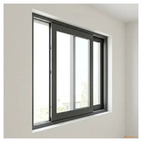 Ventanas Fijas de Aleación de Aluminio CBMmart para Dormitorio, Doble Acristalamiento, Aislamiento Térmico, Ahorro de Energía, Insonorizadas, Ventana Corredera de Vidrio Low-E