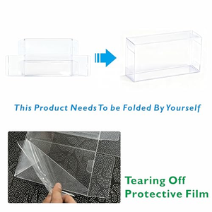 กล่องพลาสติกใสพิมพ์ลาย PVC ทนทาน สำหรับบรรจุภัณฑ์โชว์สินค้า กล่องอะซิเตทพับได้ วัสดุใสจากไวนิล PVC PET RPET - Product Image 3