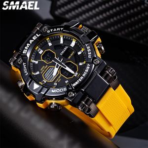Nuevo Reloj SMAEL 8027 para Hombre, Deportivo, de Cuarzo, Digital - Product Image 1