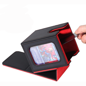 Boîte de rangement en cuir PU durable de style moderne, approvisionnement en vrac, capacité de 1800 pour le stockage à domicile de <span class=keywords><strong>MTG</strong></span> - Product Image 6