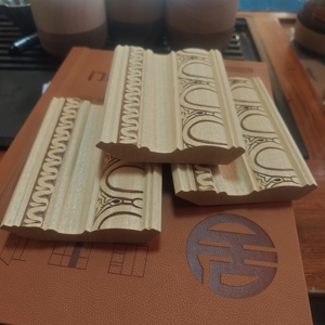 Moulage de <span class=keywords><strong>plafond</strong></span> en bois de hêtre massif <span class=keywords><strong>d</strong></span>écoratif, moulage de couronne, garniture de meubles - Product Image 6