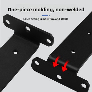 Soporte triangular invisible de acero para colgar en la pared, soporte engrosado para laminados, estante de pared suspendido, alambre con pintura horneada - Product Image 1