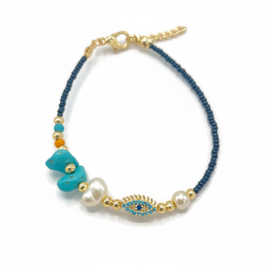 ลูกปัดแฟชั่นสำหรับการออกแบบสร้อยข้อมือดวงตาชั่วร้าย - Product Image 2