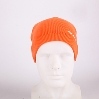 Bonnet d'hiver chaud unisexe en tricot gaufré avec logo brodé, style hip-hop, pour l'extérieur, vente en gros personnalisée