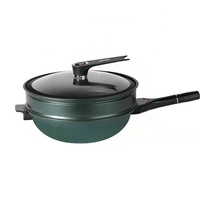 Wajan Penggorengan DTK Anti Lengket dengan Gagang Lepas, Panci Masak Anti Lengket, Peralatan Masak Batu Granit