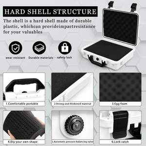 Étui de transport léger et étanche IP68 en EVA pour la pêche, avec insert en mousse antichoc personnalisé pour la boucle, pour DJI Mini 4 Pro – Échantillon gratuit - Product Image 3