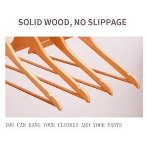 Qualité supérieure Hôtel Show Affiche Manteau De Luxe En Bois Lisse Naturel Séchoir Pour Vêtements - Product Image 4