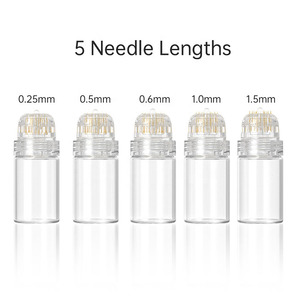 Ampolla de Suero para Microneedling de 5ml con Aguja de Titanio Dorado Hydra de 20 Puntas, Derma Stamp <span class=keywords><strong>Facial</strong></span>, Rejuvenecimiento de la Piel, Crecimiento del Cabello, <span class=keywords><strong>Dermapen</strong></span> - Product Image 2