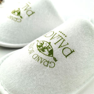 Pantoufles en peluche jetables pour chambre d'invités avec bout fermé souple de luxe pas chères <span class=keywords><strong>5</strong></span> étoiles - Product Image 3