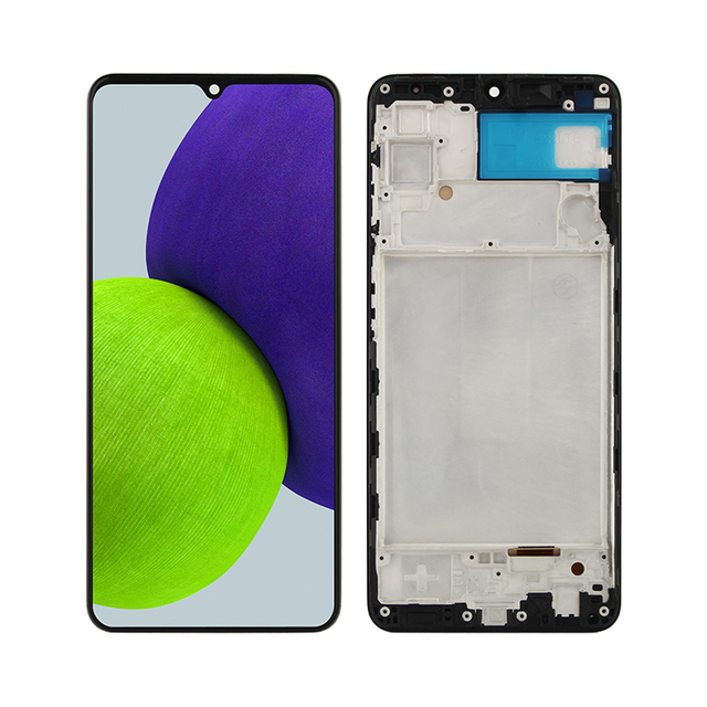 MS Hard Oled Series for A22 LCD Screen Display Touch Screen Digitizer Assembly with Frame Option 1 Year Warranty