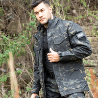 Fabrikgefertigte Wasserdichte Taktische Jacke für Herren, Warme Tarn-Kapuzenjacke aus China Softshell