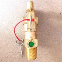 Katup Aktuator Sistem Pemadam Kebakaran Tekanan Tinggi CO2 45KG Bahan Kuningan untuk Tabung Gas FM200 Pemadam Kebakaran