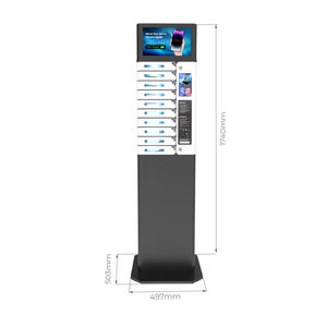 Y2Power <span class=keywords><strong>AMI</strong></span> Pro 10 Bay interno Touch Screen Mobile armadietto di ricarica con 14 'pubblicità schermo superiore & PD 20W ricarica rapida - Product Image 3