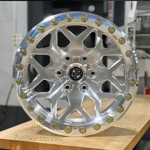 168 Jantes forgées sur mesure 5x127 17 18 20 2122 pouces en alliage chromé tout-terrain pour Jeep Wrangler JK <span class=keywords><strong>Grand</strong></span> Cherokee Gladiator - Product Image 1