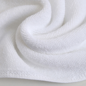 Serviette de toilette en coton blanc pur de haute qualité, douce, respectueuse de la peau, absorbante, idéale pour l'essuyage des mains en hôtel - Product Image 2