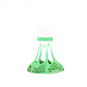 Volants <span class=keywords><strong>de</strong></span> <span class=keywords><strong>badminton</strong></span> lumineux en nylon à design creux coupe-vent pour l'entraînement nocturne - Product Image 6