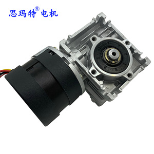 80Bl Series <b>Worm</b> <b>Gear</b> Brushless Dc Reduction Motor 80 Mm 36V 1500 Rpm Flange Mount Permanent Magnet Totally Enclosed - Product Image 1