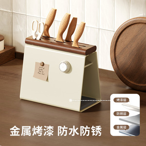 HeDouC Vintage Knife Set 4Pcs Stainless Steel Polished Blade <b>Kitchen</b> Use - Product Image 1