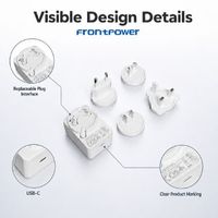 Chargeur Frontpower 5V 0.5A 5V 1A 5V 1.5A 5V 2A 5V 2.5A 5V 3A 5V 3.5A USB C avec certification UL/CB/CE/UKCA/SAA/PSE