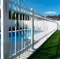 Panneau de clôture de piscine en aluminium avec revêtement en poudre, garde-corps de sécurité pour piscine