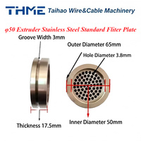 THME Paket Saringan Ekstruder Multi-Layer Kustom, Filter Disc Jaring Kawat Presisi, Mesin Ekstrusi Kabel Filter Cairan
