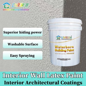 Pintura de Látex <span class=keywords><strong>para</strong></span> Paredes Interiores, Duradera, Resistente a las Manchas, <span class=keywords><strong>Colores</strong></span> Brillantes y Duraderos, Limeijia <span class=keywords><strong>para</strong></span> Villas y Construcción - Product Image 1