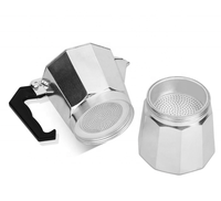 Cafetière en aluminium, cafetière moka, cafetière expresso, machine à expresso