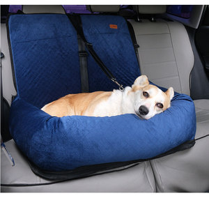 Cama para Mascotas de Algodón y Terciopelo Cómoda a Precio de Fábrica, Cinturón de Seguridad para Perros Extraíble y Lavable con Estampado Animal para Gatos - Product Image 2