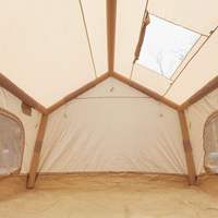 Tente de camping gonflable portable, imperméable, à ouverture rapide, en tissu Oxford épais et maille PVC, une chambre, pour le tourisme en plein air