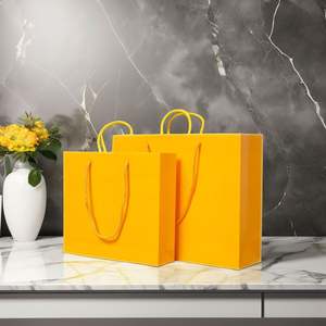 Sacs de marchandises en papier kraft robustes et personnalisables, recyclables, avec impression offset - Product Image 4