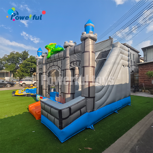 Fête tropicale commerciale location dinosaure jurassique château sautant prix combinaison sèche gonflable livraison dans les 7 jours - Product Image 2