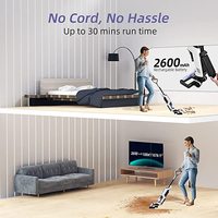 Aspirateur sans fil B61 pour nettoyage humide et sec, avec fonction autonettoyante, auto-séchante et autopropulsée, pour le nettoyage des sols et des tapis à la maison.