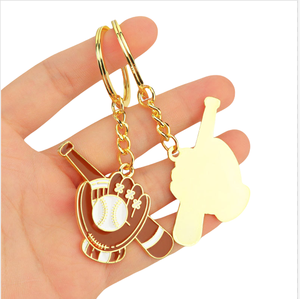 2025 Venta caliente directo de fábrica precio más bajo Popular nicho deportes llavero zapatos de béisbol guantes llavero deportes regalo llaveros - Product Image 4