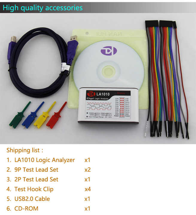 DL16 logic analyzer function FeelTech Logic Analyzer DL16 250MHz Max Sample Rate 16Channels Log