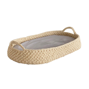 Panier à langer pour bébé en matériau naturel tissé à la main, <span class=keywords><strong>de</strong></span> qualité assurée, écologique, sûr et confortable, pour la maison et la crèche - Product Image 6