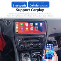 128GB Android 12 AC panneau autoradio lecteur multimédia de voiture sans fil carplay GPS Navigation pour Jaguar XJL XJ XJR 351 2010-2019