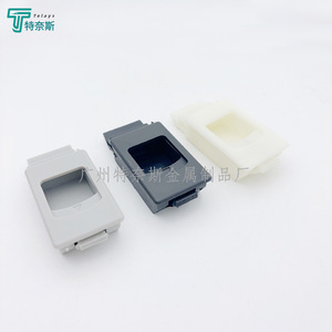 มือจับตู้ไนลอน DK725 รูปทรงสี่เหลี่ยมผืนผ้า สีดำด้าน ดีไซน์มินิมอล สำหรับติดตั้งกับบานตู้และตู้สวิตช์ - Product Image 5