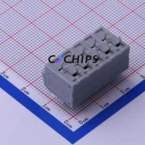 KF202-5.0-5P Spring Terminal Block Through hole Component (THT),P=5mm Connector 5mm 5P 5 16A - Product Image 2