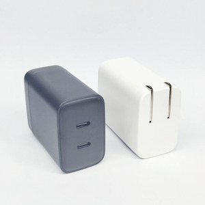 <span class=keywords><strong>Chargeur</strong></span> mural double USB-C PD 3.0 35W à charge rapide avec prise pliable, technologie GaN, prise US 20V - Product Image 3