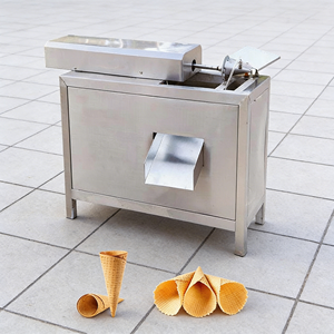 Machine automatique de fabrication de cornets de glace et de gaufrettes, ligne de production de cornets de sucre de différentes formes, <span class=keywords><strong>prix</strong></span> coût usine - Product Image 1